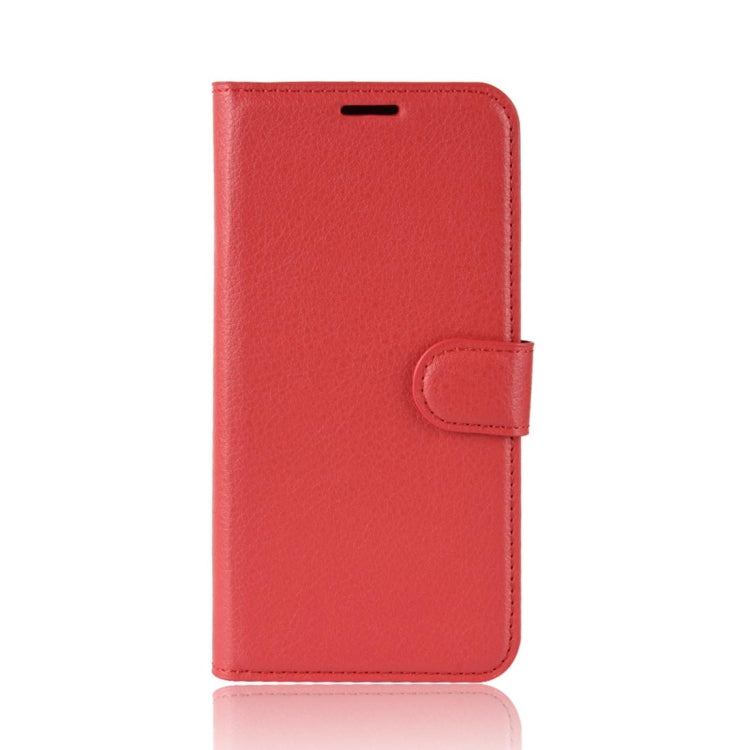 PU + TPU Litchi Texture Horizontal Flip Leather Case with Wallet & Holder & Card Slots for Huawei Honor 10 Lite