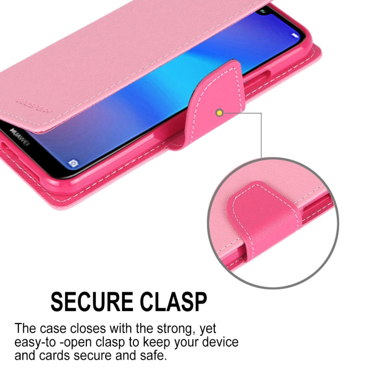 GOOSPERY FANCY DIARY Horizontal Flip PU Leather Case for Huawei P20 Lite, with Holder & Card Slots & Wallet