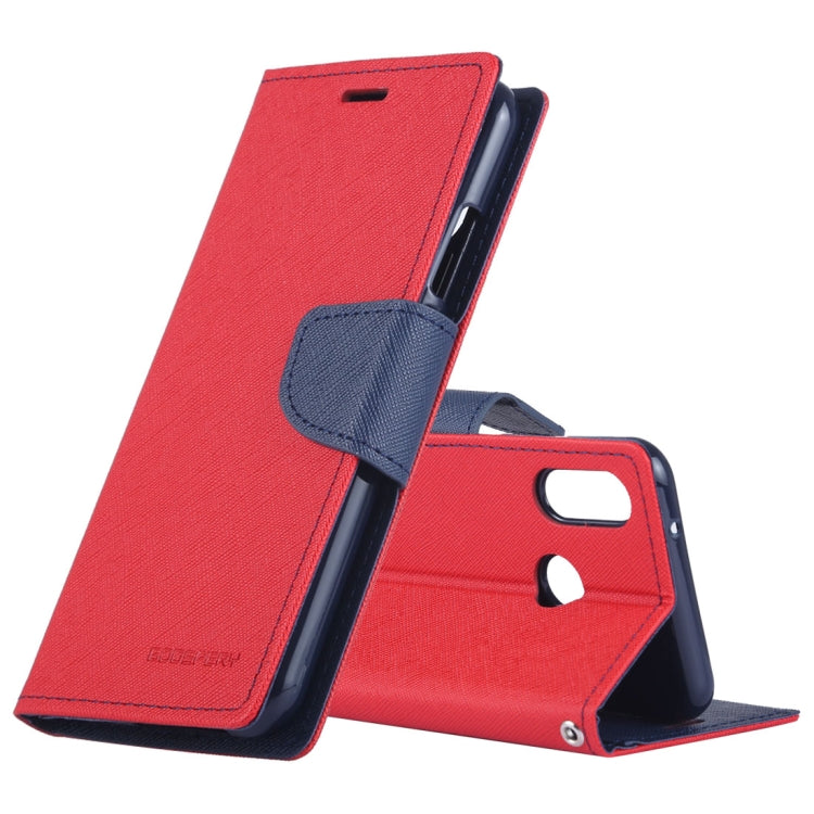 GOOSPERY FANCY DIARY Horizontal Flip PU Leather Case for Huawei P20 Lite, with Holder & Card Slots & Wallet