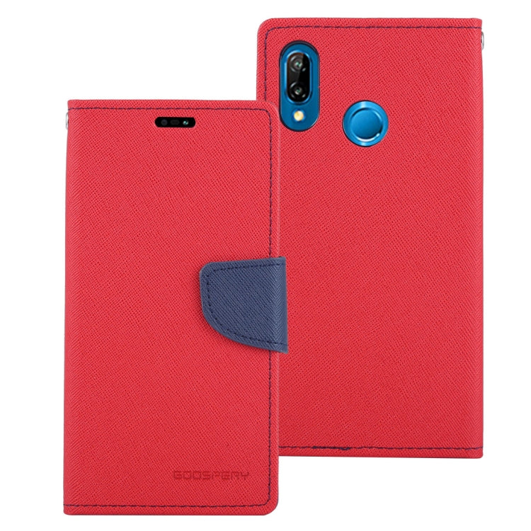 GOOSPERY FANCY DIARY Horizontal Flip PU Leather Case for Huawei P20 Lite, with Holder & Card Slots & Wallet