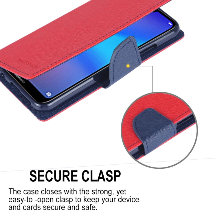 GOOSPERY FANCY DIARY Horizontal Flip PU Leather Case for Huawei P20 Lite, with Holder & Card Slots & Wallet