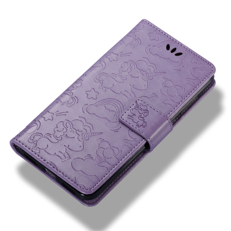 For Huawei  Honor P8 Lite (2017) Pressed Horse Cloud Print Horizontal Flip Leather Case with Holder & Card Slots & Wallet & Lanyard