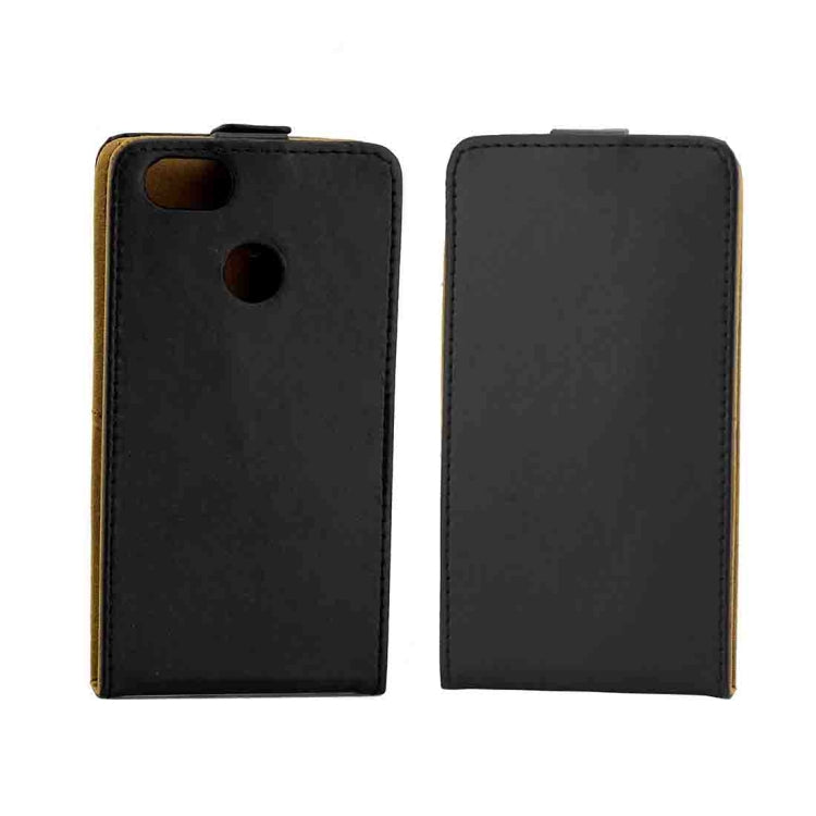 For Huawei  P9 Lite Mini Vertical Flip Leather Protective Back Cover Case with Card Slot (Black)