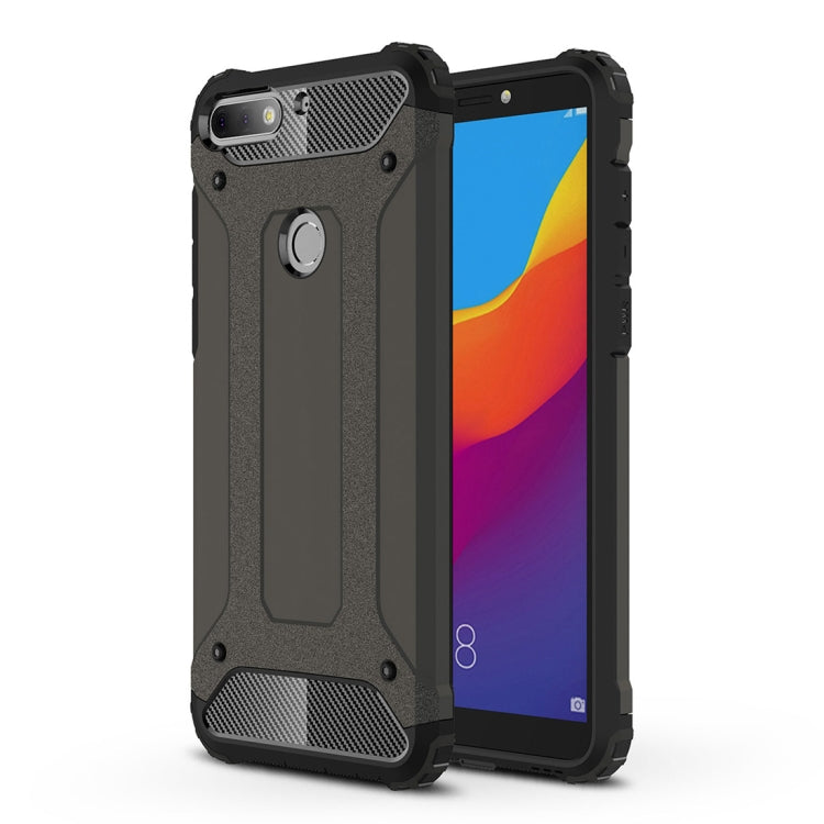 For Huawei Honor Play 7C Full-body Rugged TPU + PC Combination Back Cover Case