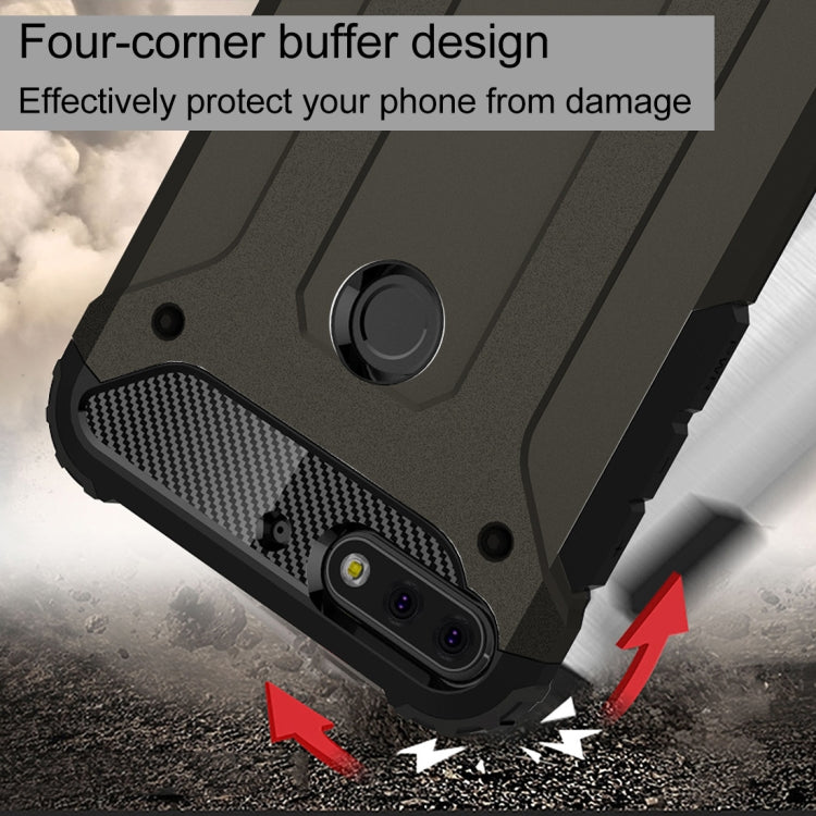 For Huawei Honor Play 7C Full-body Rugged TPU + PC Combination Back Cover Case