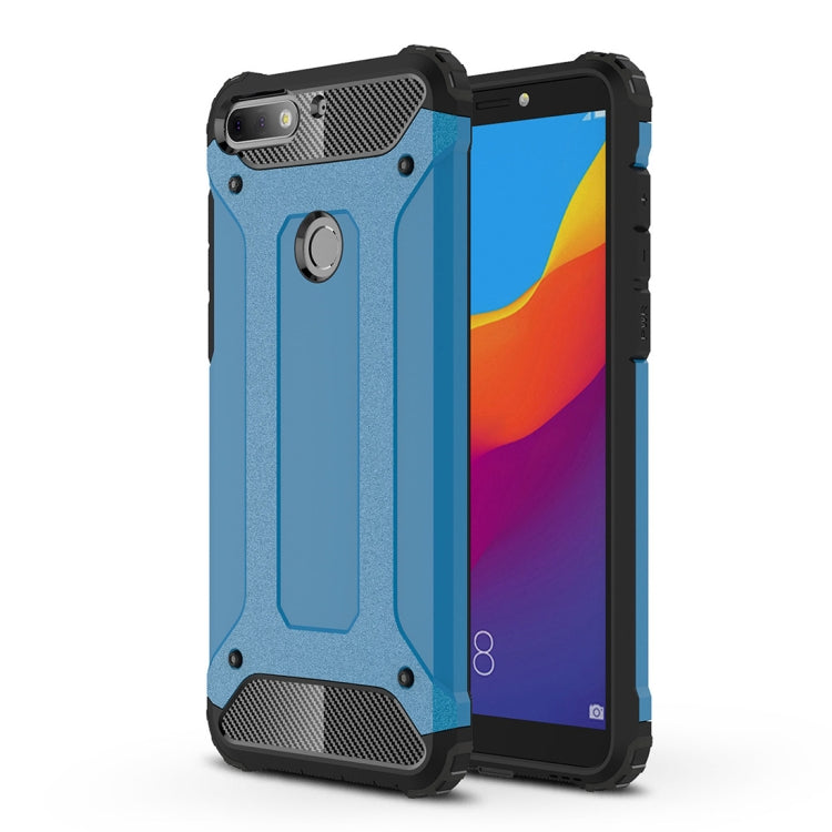 For Huawei Honor Play 7C Full-body Rugged TPU + PC Combination Back Cover Case