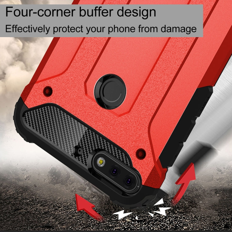 For Huawei Honor Play 7C Full-body Rugged TPU + PC Combination Back Cover Case