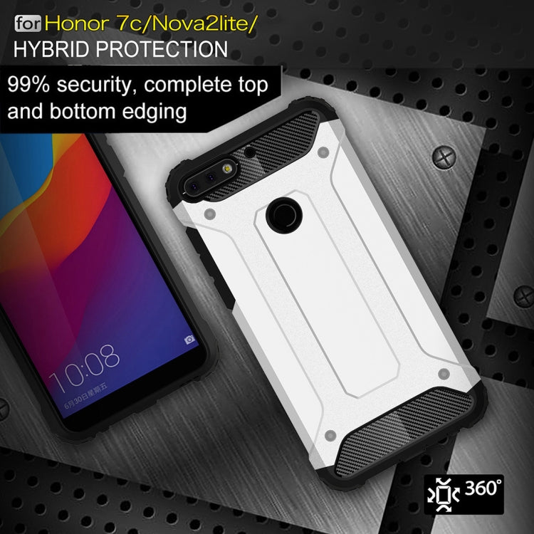 For Huawei Honor Play 7C Full-body Rugged TPU + PC Combination Back Cover Case