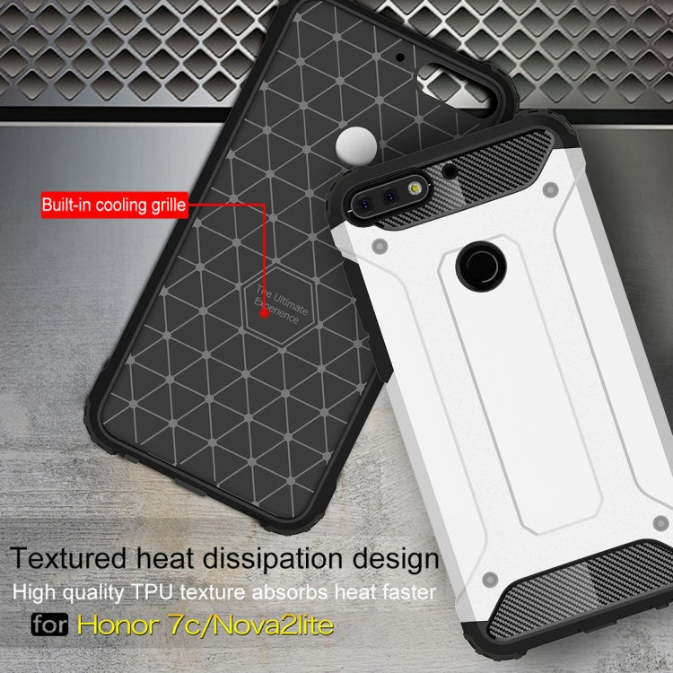 For Huawei Honor Play 7C Full-body Rugged TPU + PC Combination Back Cover Case