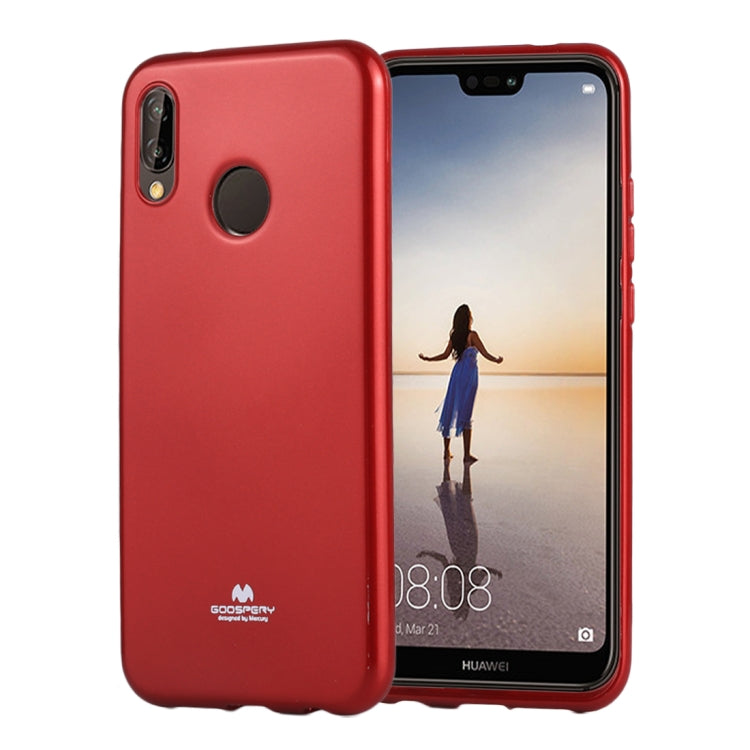 GOOSPERY PEARL JELLY Series for Huawei P20 Lite TPU Full Coverage Protective Back Cover Case