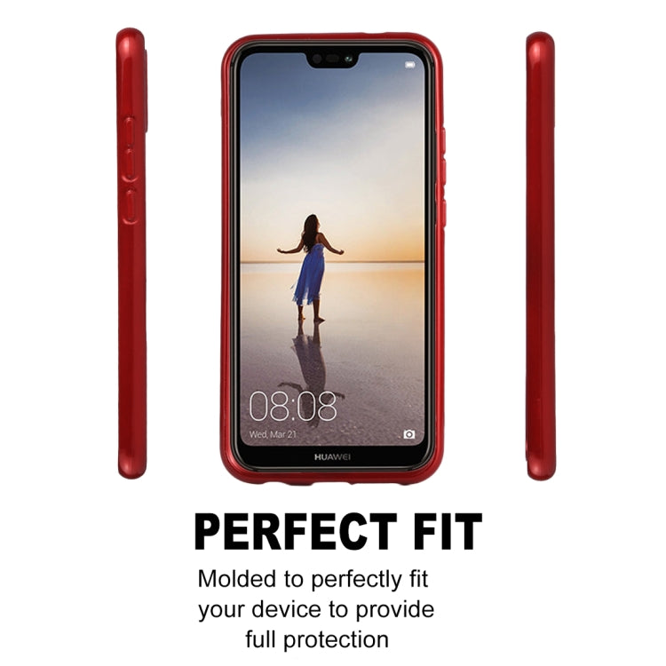 GOOSPERY PEARL JELLY Series for Huawei P20 Lite TPU Full Coverage Protective Back Cover Case