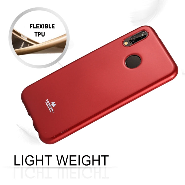 GOOSPERY PEARL JELLY Series for Huawei P20 Lite TPU Full Coverage Protective Back Cover Case