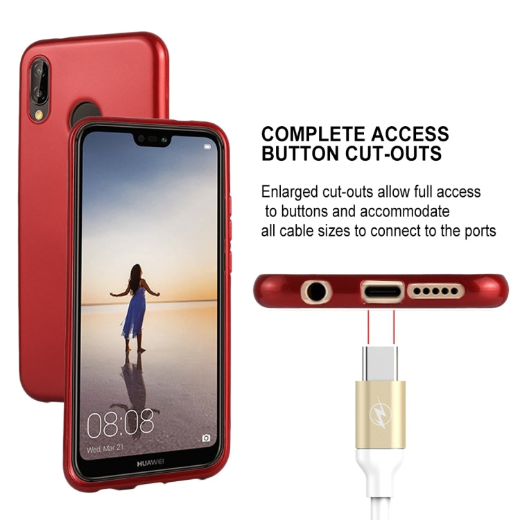 GOOSPERY PEARL JELLY Series for Huawei P20 Lite TPU Full Coverage Protective Back Cover Case