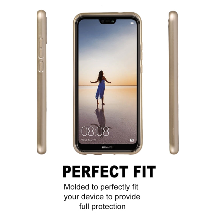 GOOSPERY PEARL JELLY Series for Huawei P20 Lite TPU Full Coverage Protective Back Cover Case