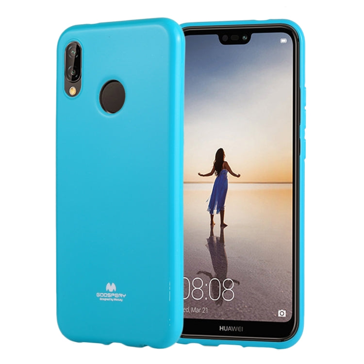 GOOSPERY PEARL JELLY Series for Huawei P20 Lite TPU Full Coverage Protective Back Cover Case