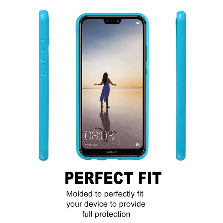 GOOSPERY PEARL JELLY Series for Huawei P20 Lite TPU Full Coverage Protective Back Cover Case