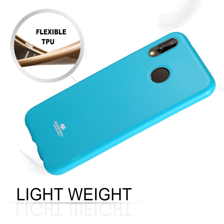 GOOSPERY PEARL JELLY Series for Huawei P20 Lite TPU Full Coverage Protective Back Cover Case