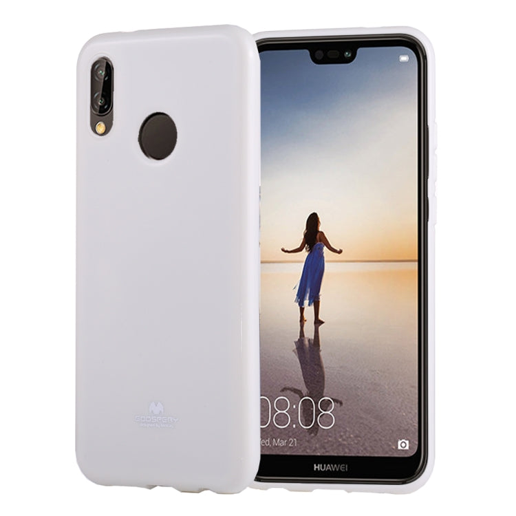GOOSPERY PEARL JELLY Series for Huawei P20 Lite TPU Full Coverage Protective Back Cover Case