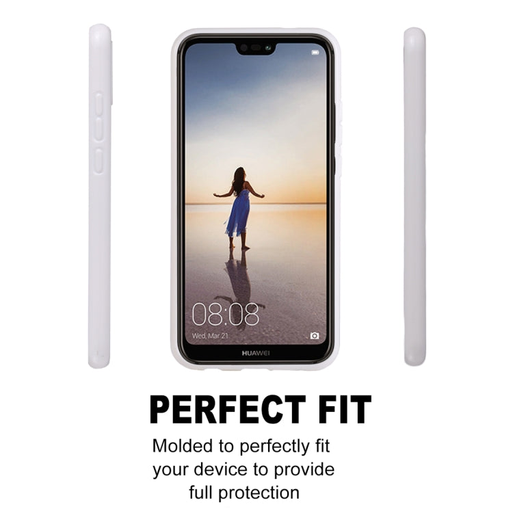 GOOSPERY PEARL JELLY Series for Huawei P20 Lite TPU Full Coverage Protective Back Cover Case