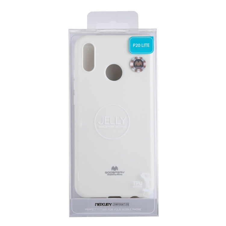 GOOSPERY PEARL JELLY Series for Huawei P20 Lite TPU Full Coverage Protective Back Cover Case