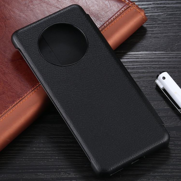 For Huawei Mate 40 PU Leather Horizontal Flip Case, with Caller ID Display & Sleep / Wake-up Function