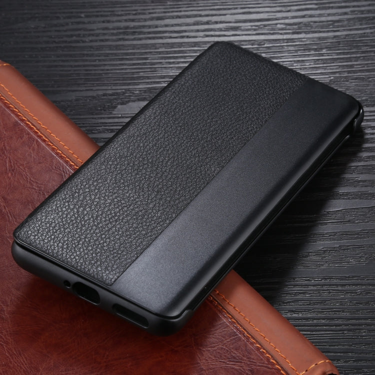 For Huawei Mate 40 PU Leather Horizontal Flip Case, with Caller ID Display & Sleep / Wake-up Function