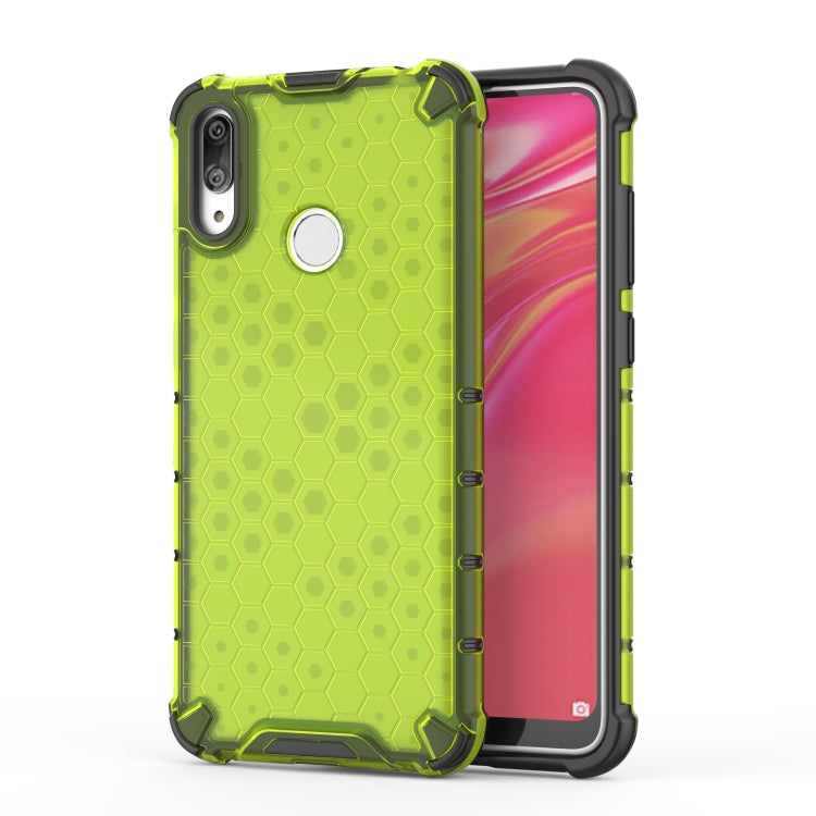 Honeycomb Shockproof PC + TPU Case for Huawei Y7(2019)