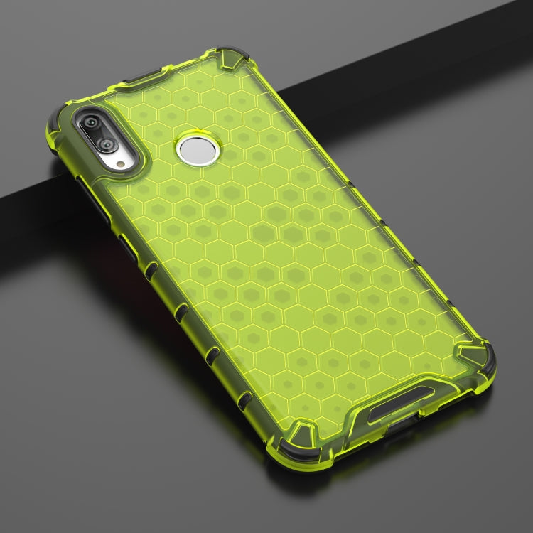 Honeycomb Shockproof PC + TPU Case for Huawei Y7(2019)