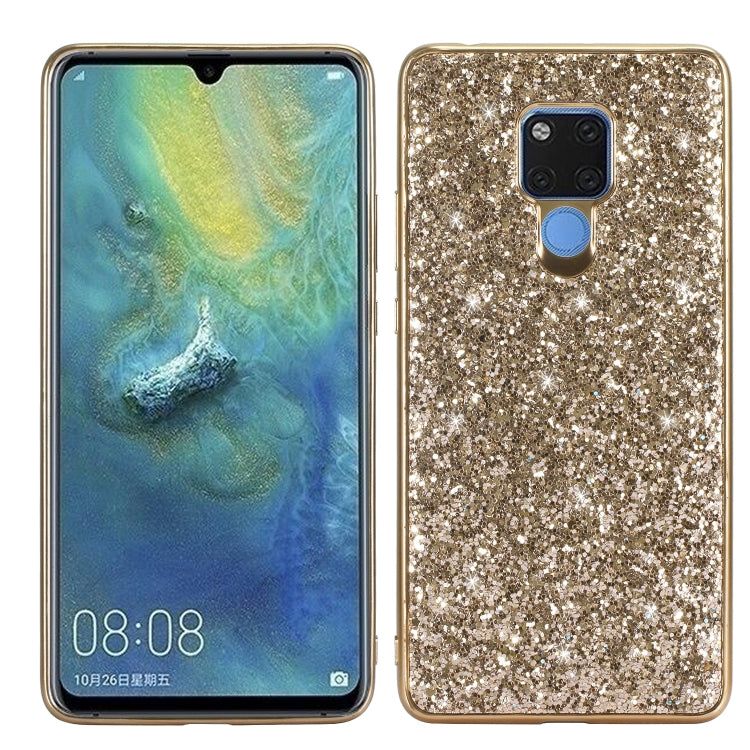 Glittery Powder Shockproof TPU Case for Huawei Mate 20 X