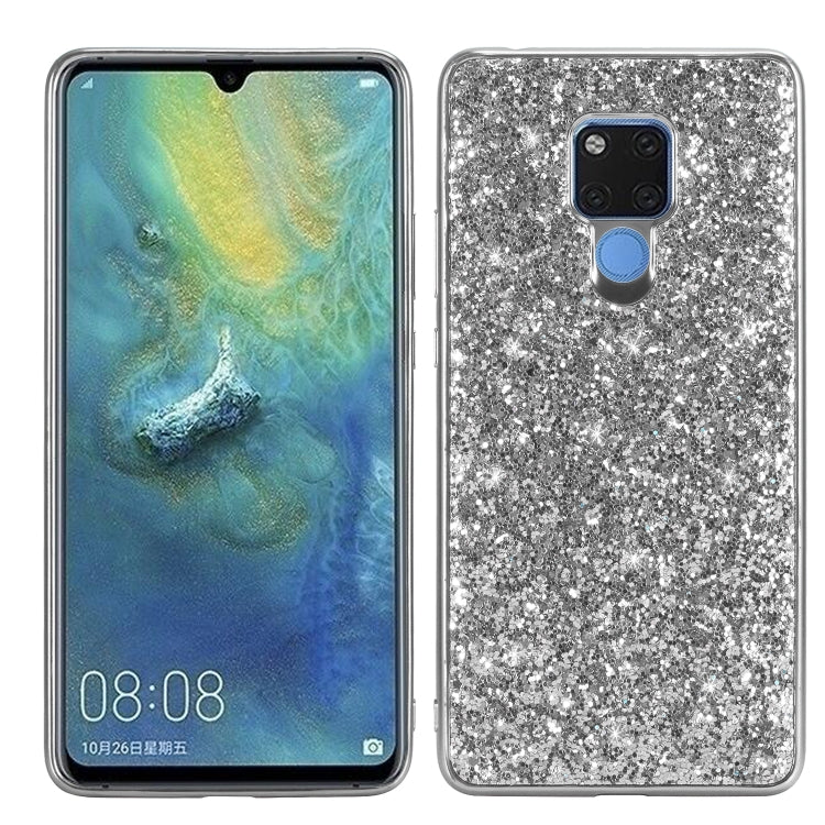 Glittery Powder Shockproof TPU Case for Huawei Mate 20 X