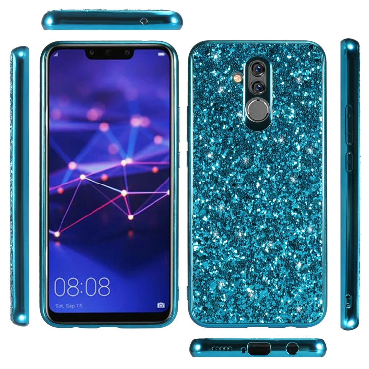 Glittery Powder Shockproof TPU Case for Huawei Mate 20 Lite / Maimang 7