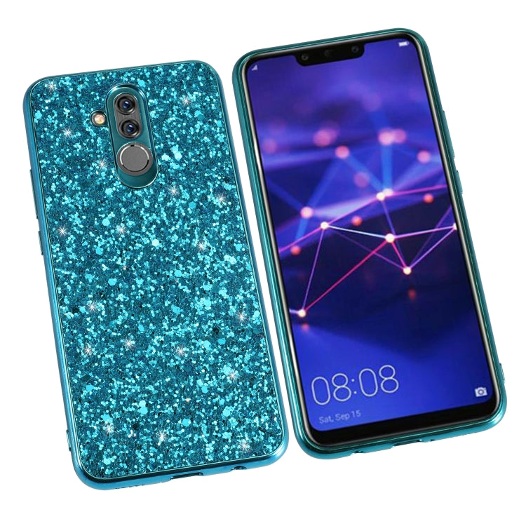 Glittery Powder Shockproof TPU Case for Huawei Mate 20 Lite / Maimang 7