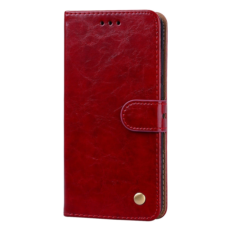 Business Style Oil Wax Texture Horizontal Flip Leather Case for Huawei Y6 (2018), with Holder & Card Slots & Wallet