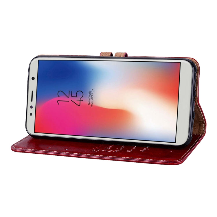 Business Style Oil Wax Texture Horizontal Flip Leather Case for Huawei Y6 (2018), with Holder & Card Slots & Wallet