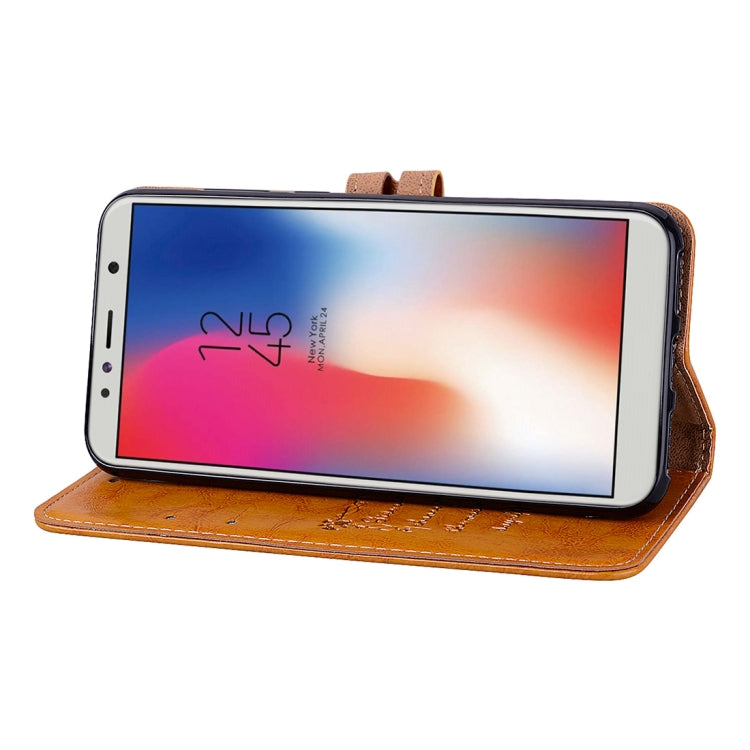 Business Style Oil Wax Texture Horizontal Flip Leather Case for Huawei Y6 (2018), with Holder & Card Slots & Wallet