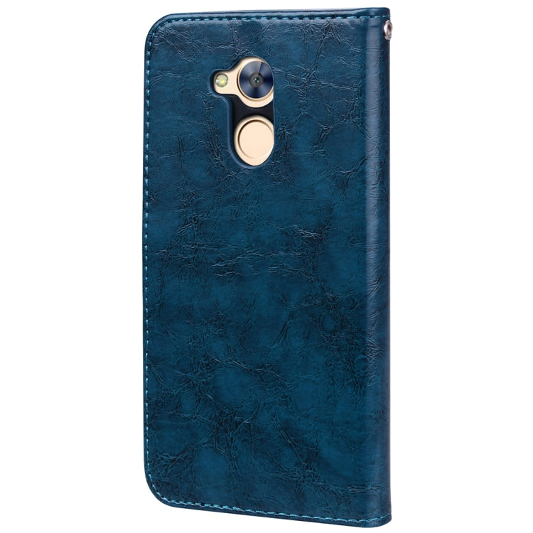 For Huawei  Honor 6A Business Style Oil Wax Texture Horizontal Flip Leather Case with Holder & Card Slots & Hand Strap