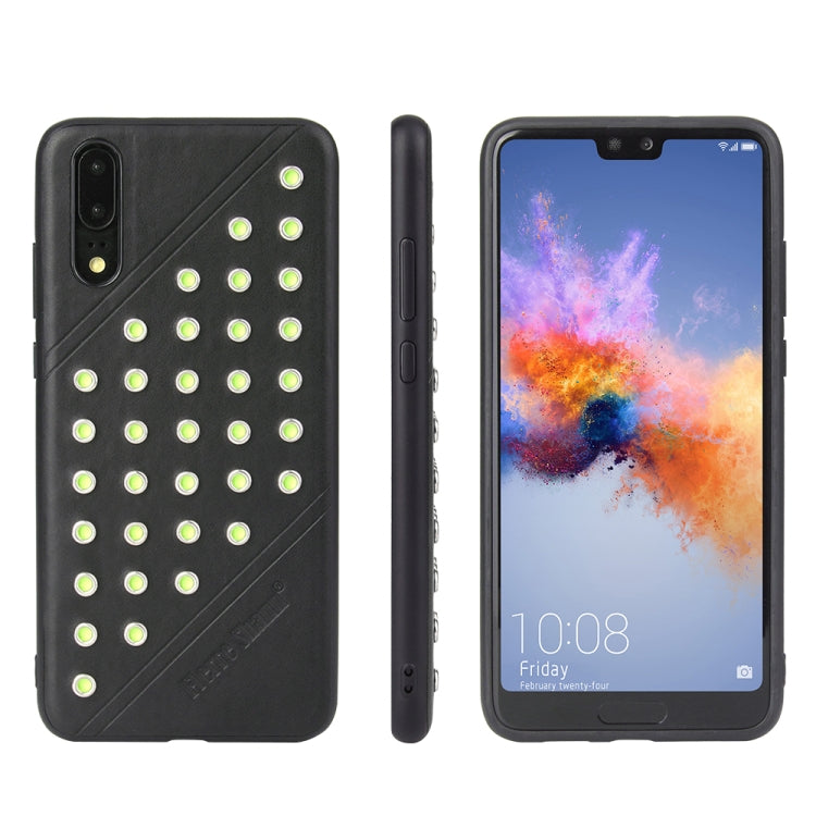 Star Series Retro Crazy Horse Texture PU Leather Case for Huawei P20
