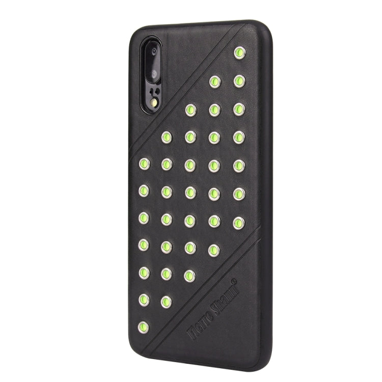 Star Series Retro Crazy Horse Texture PU Leather Case for Huawei P20