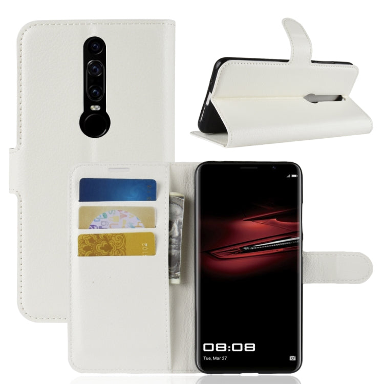 For Huawei Mate RS Porsche Design Litchi Texture Horizontal Flip Leather Case with Holder & Card Slots & Wallet