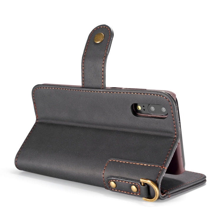 Cowhide Texture Horizontal Flip Leather Case for Huawei P20 Pro, with Holder & Card Slots & Wallet & Sling