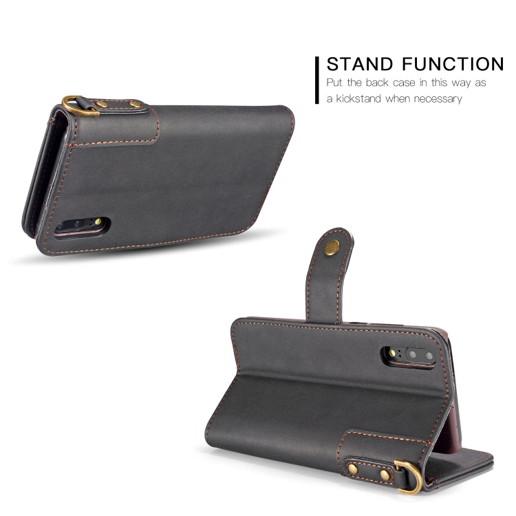 Cowhide Texture Horizontal Flip Leather Case for Huawei P20 Pro, with Holder & Card Slots & Wallet & Sling