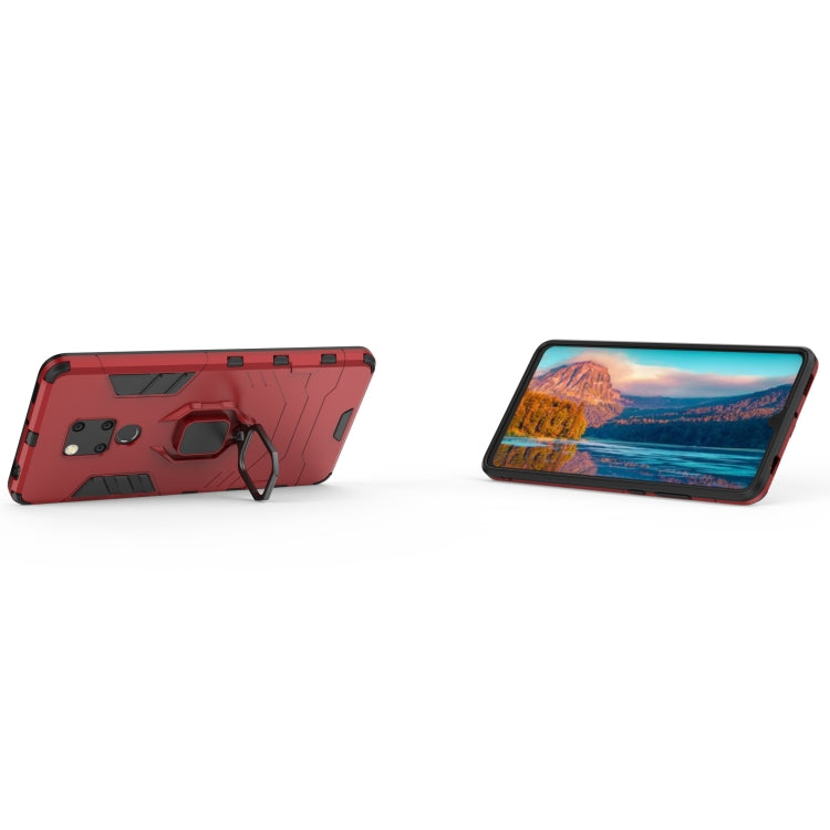 PC + TPU Shockproof Protective Case for Huawei Mate 20 X, with Magnetic Ring Holder