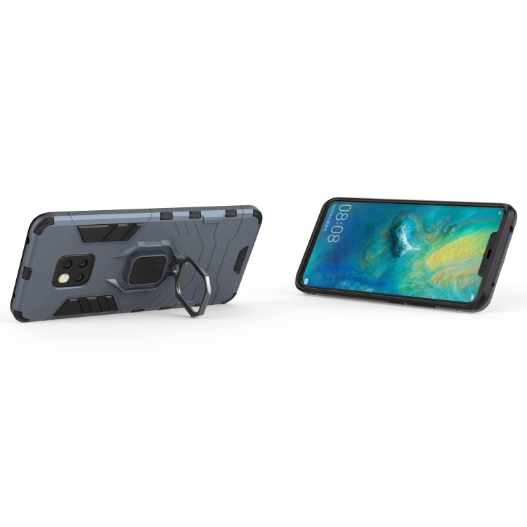 PC + TPU Shockproof Protective Case for Huawei Mate 20 Pro, with Magnetic Ring Holder
