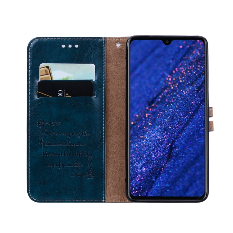 Business Style Oil Wax Texture Horizontal Flip Leather Case for Huawei Mate 20, with Holder & Card Slots & Wallet