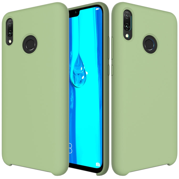 Solid Color Liquid Silicone Dropproof Protective Case for Huawei Y9(2019)