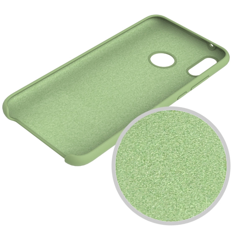 Solid Color Liquid Silicone Dropproof Protective Case for Huawei Y9(2019)
