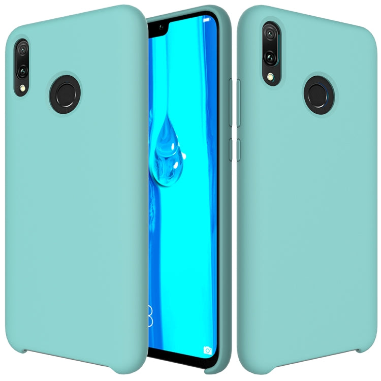 Solid Color Liquid Silicone Dropproof Protective Case for Huawei Y9(2019)