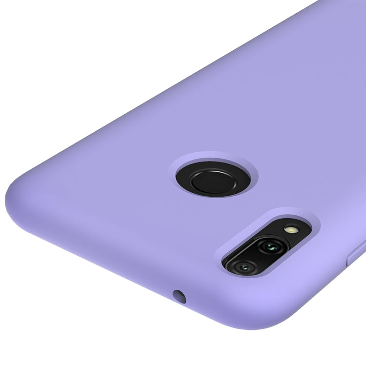 Solid Color Liquid Silicone Dropproof Protective Case for Huawei Y9(2019)