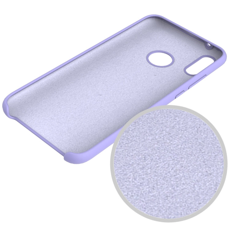 Solid Color Liquid Silicone Dropproof Protective Case for Huawei Y9(2019)