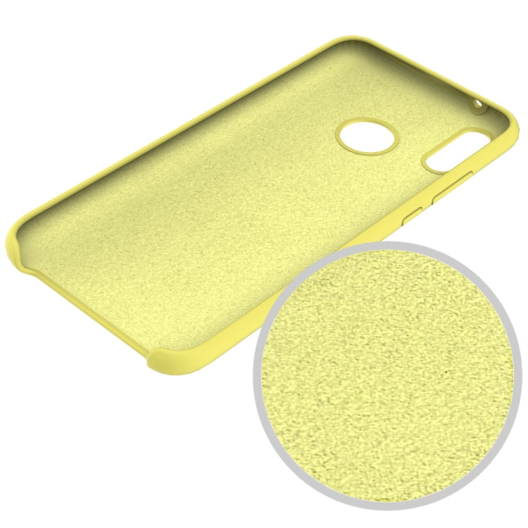 Solid Color Liquid Silicone Dropproof Protective Case for Huawei Y9(2019)